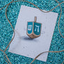 Hanukkah Dreidel Holiday Card